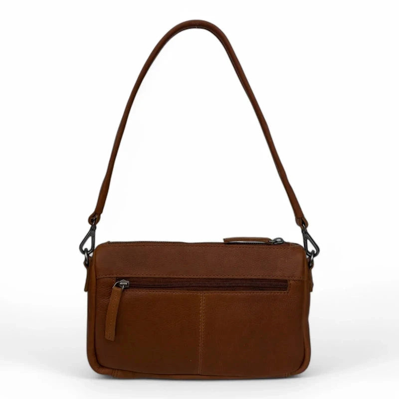 DSTRCT Preston Park Crossbody Bag Cognac