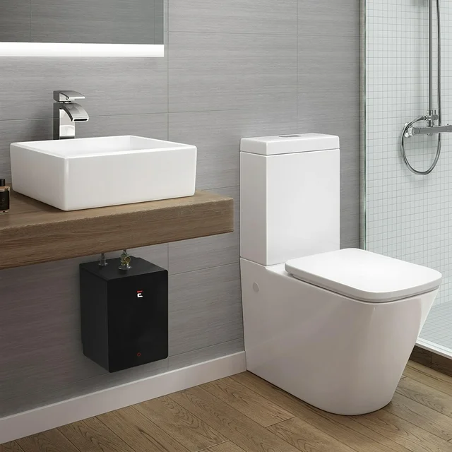Aquecedor de água elétrico compacto Eccotemp SmartHome de 4 galões com comandos de voz.