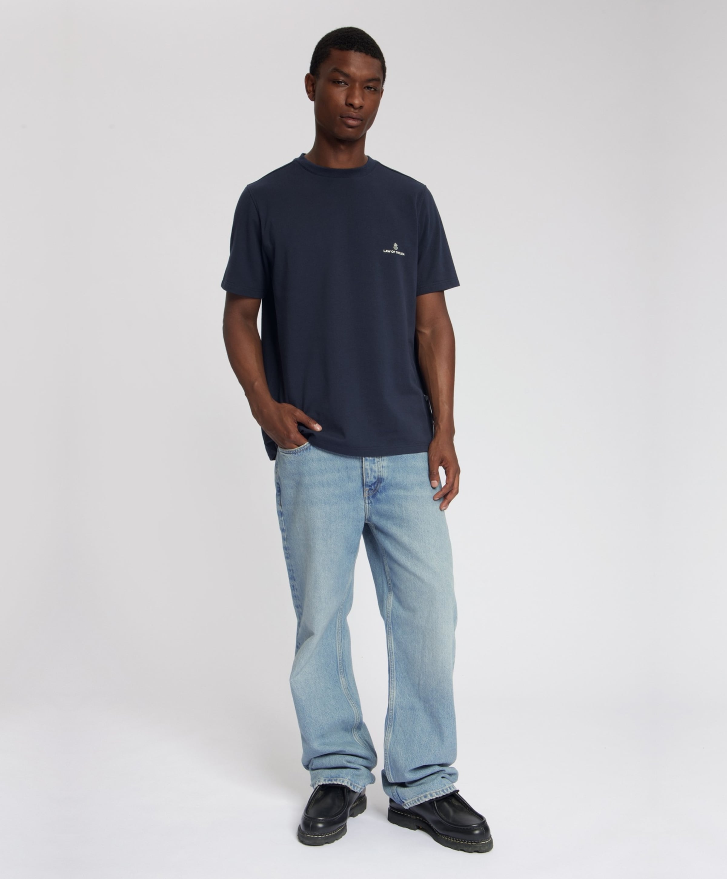 Law of the Sea Heren T-shirt blauw