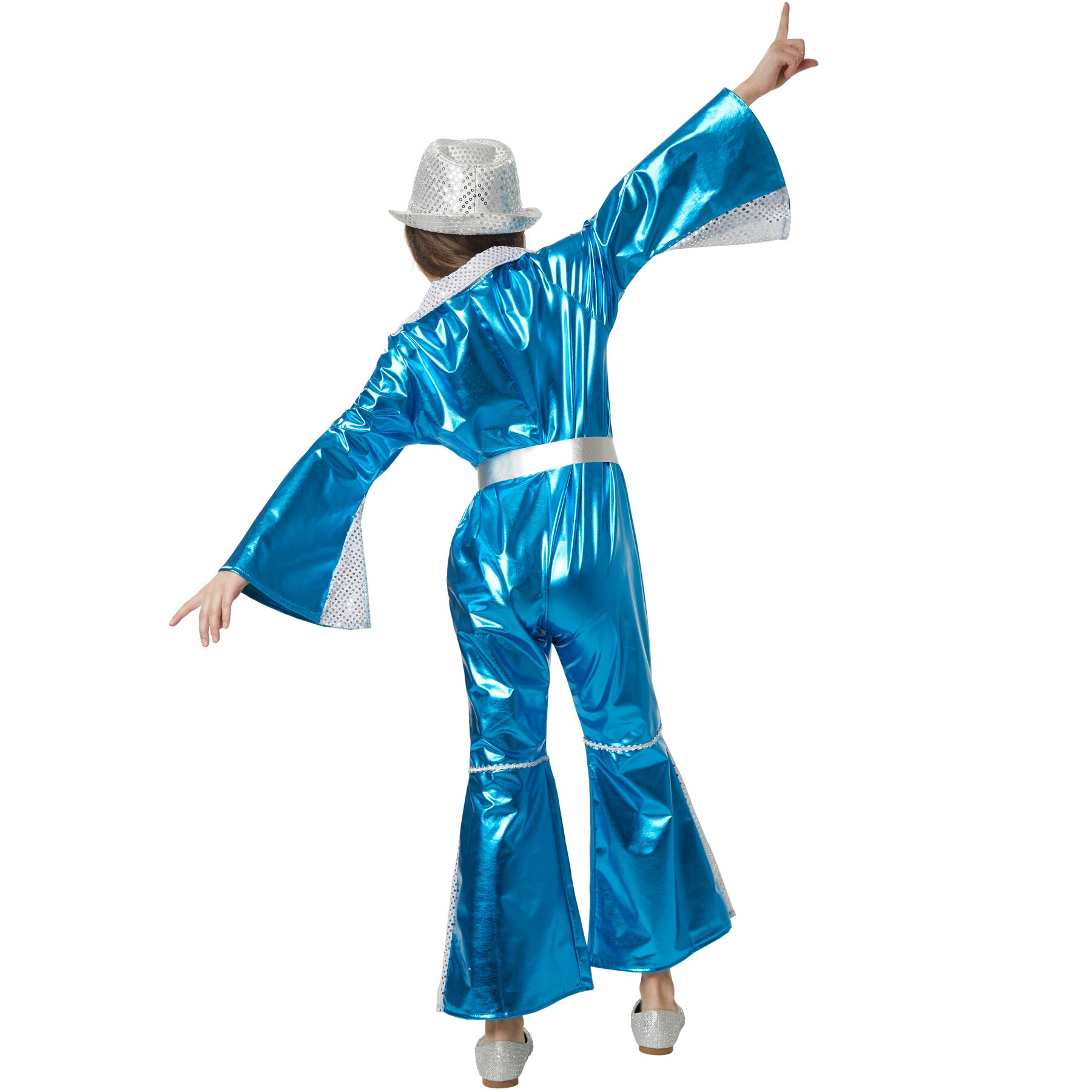 tectake® Mädchenkostüm Glitzerndes Disco Starlet