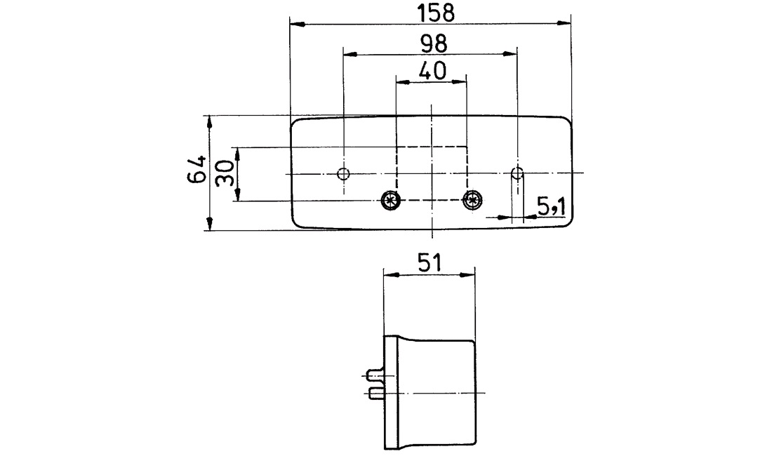 Baglygte Jokon 516 højre
