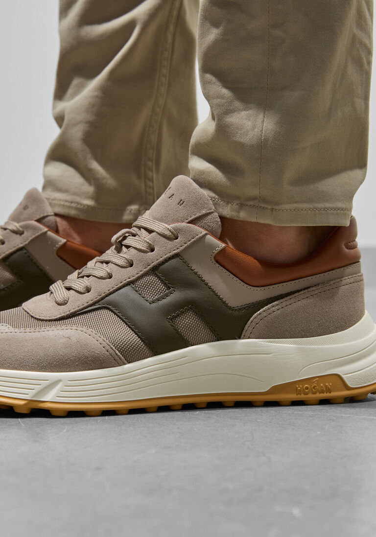 beige hogan lage sneakers hyperlight allac nuova