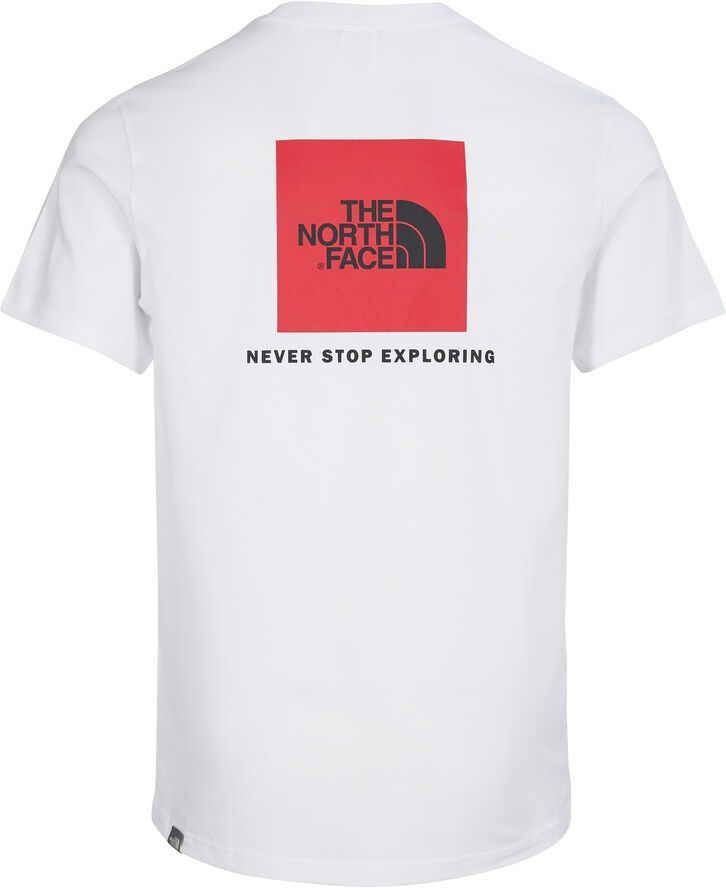The North Face M s/s red box tee tnf white Hvid