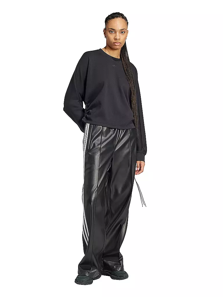 ADIDAS ORIGINALS Sweater RUCHED  schwarz