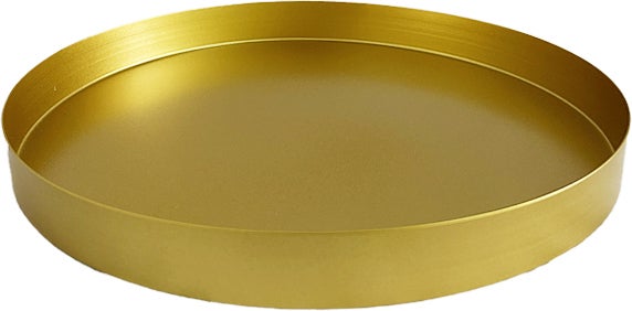 Intratuin decoratiebord Goldi goud D 30 H 3 cm