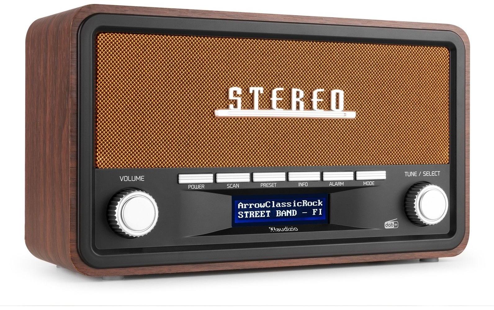DAB+ Radio Foggia KupferDigitalradio im Retro-Design mit Stereo-Lautsprechersystem und Senderspeicherung