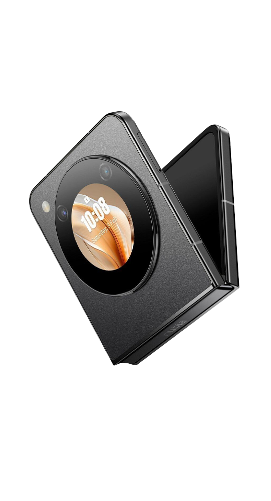 Nubia Handys Flip Schwarz