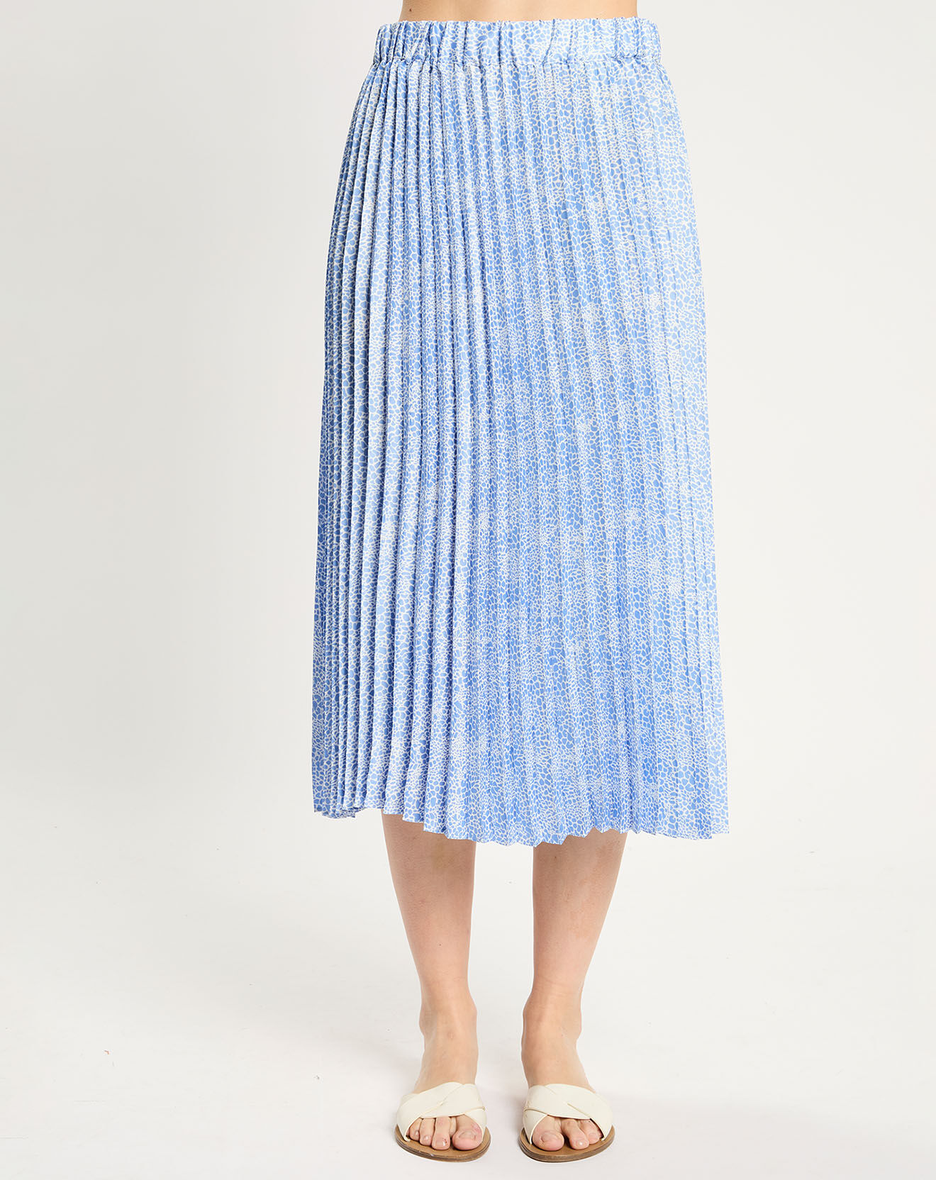 Scotch & Soda Jupe Midi à imprimé fantaisie bleu/blanc