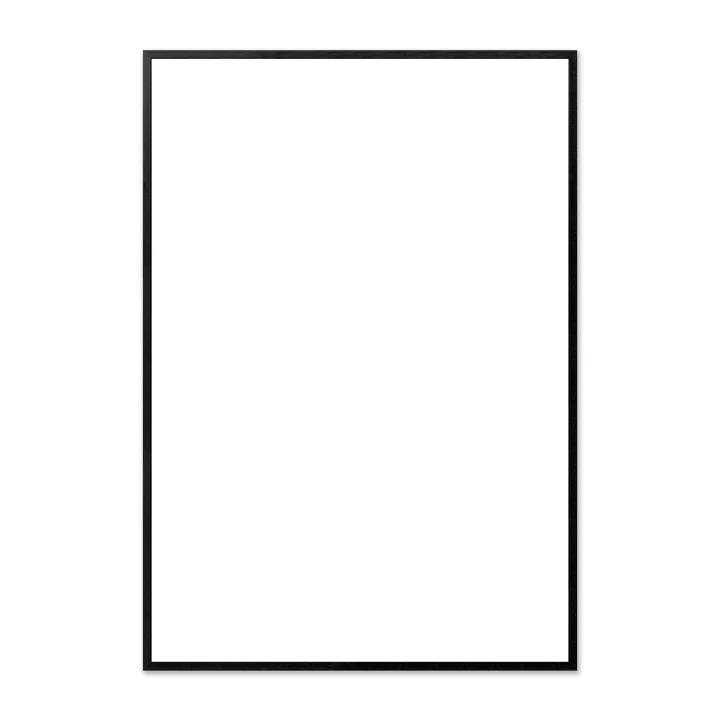 The Poster Club - Bilderrahmen Eiche schwarz, Plexiglas, 70 x 100 cm