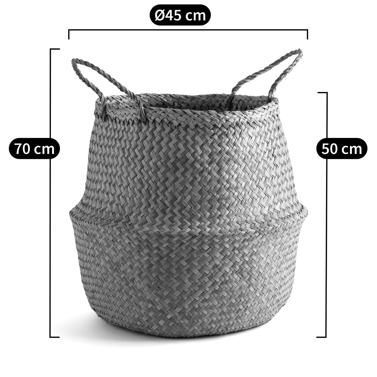 LA REDOUTE INTERIORS<br>Cesto esférico H50 cm, Rixy