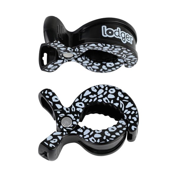Lodger Swaddle Printed Clips Black Dot 2 Stuks