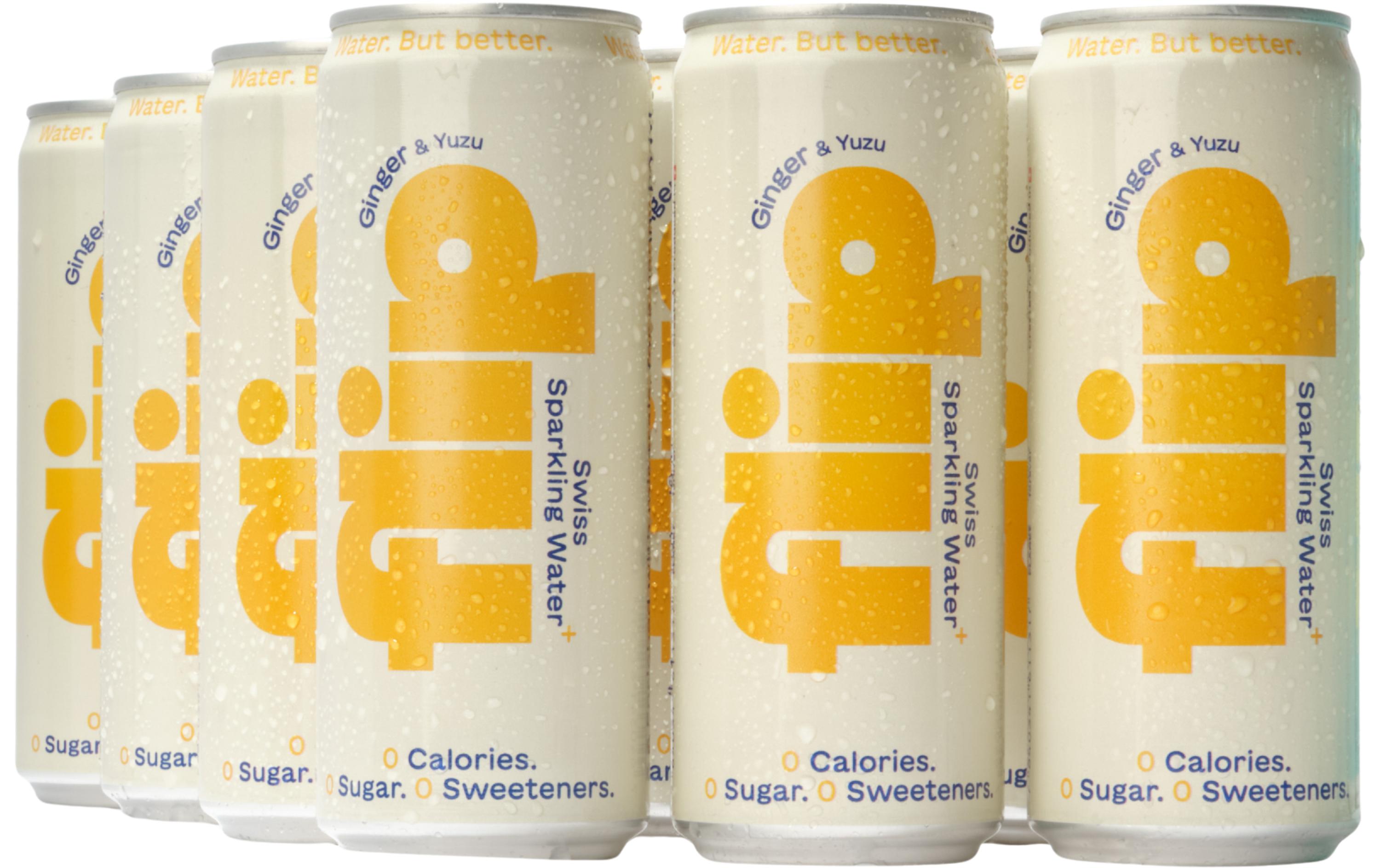 Soft-Drinks Ginger und Yuzu 12 x 0.33 lSchweizer Sprudelwasser