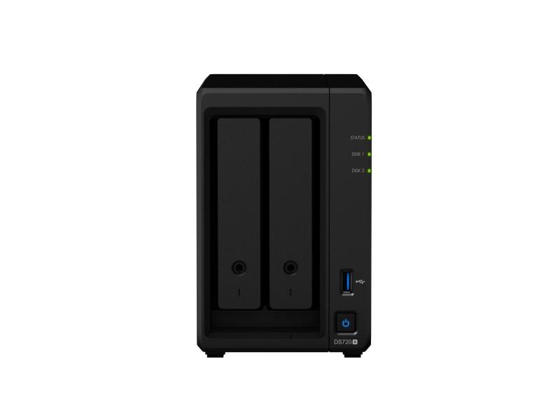 Synology NAS DiskStation DS720  2-bay Kapazitätsskalierbares NAS mit SSD-Cache-Beschleunigungsfähigkeit