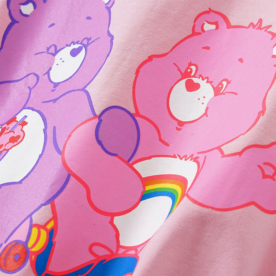 Topolino Glücksbärchis T-Shirt mit Knotendetail rosa