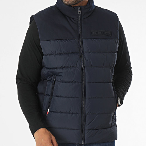 Doudoune Sans Manches Mid New York Gilet 4262 Bleu Marine