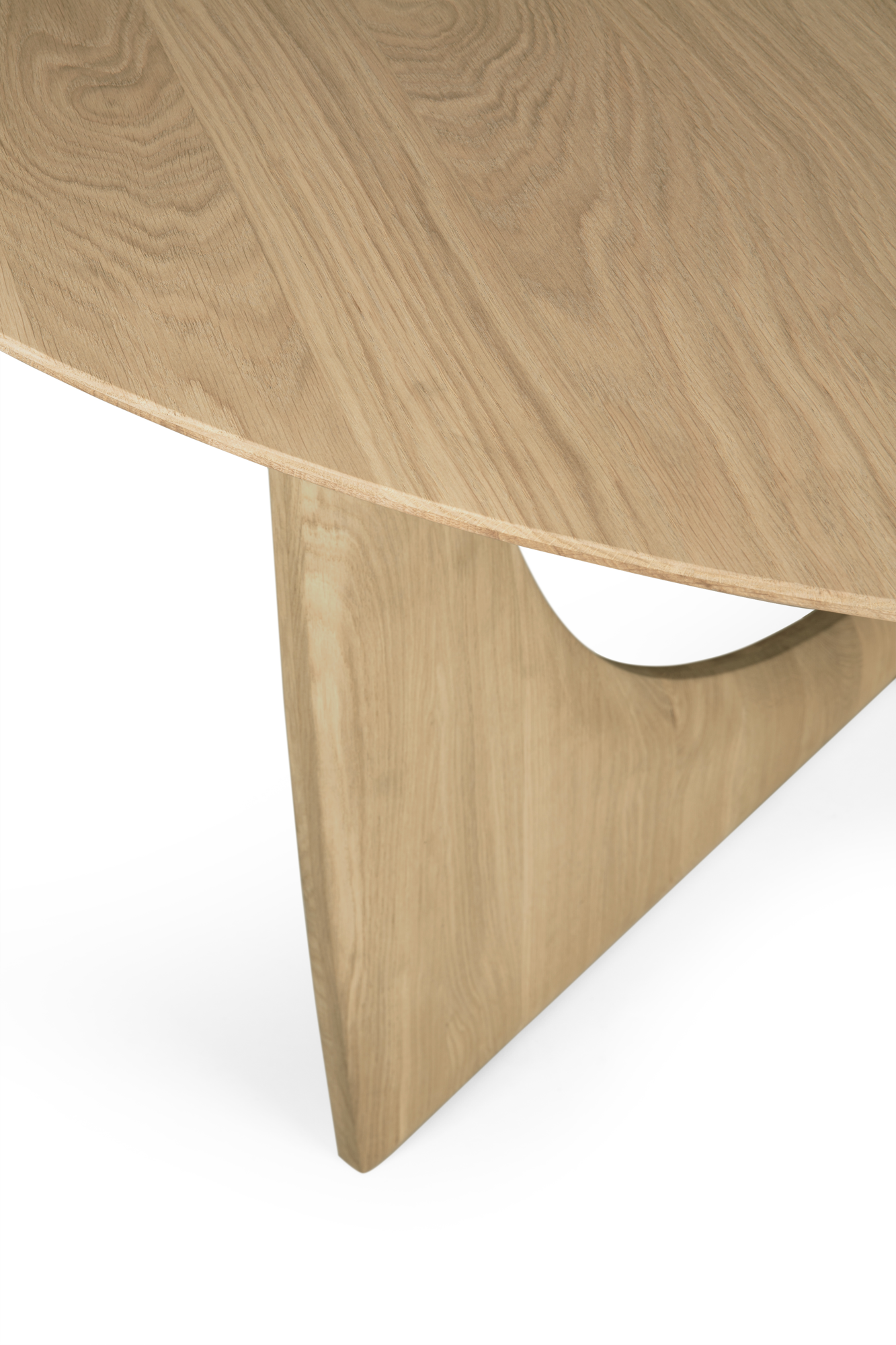 Ethnicraft - Geometric eettafel rond - eiken - 150