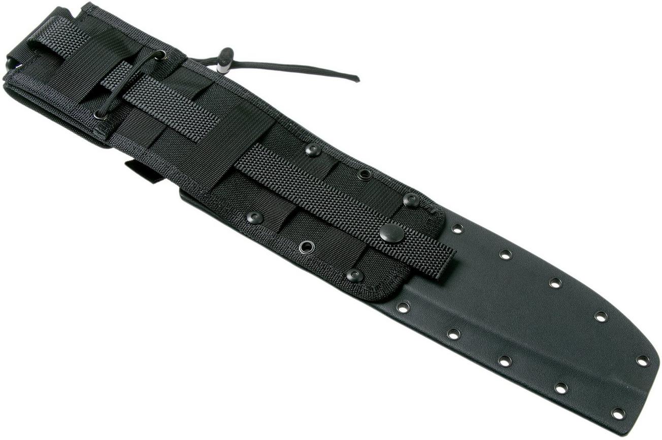 ESEE Junglas Venom Green, JUNGLAS-VG survivalmes kydex schede   MOLLE-back
