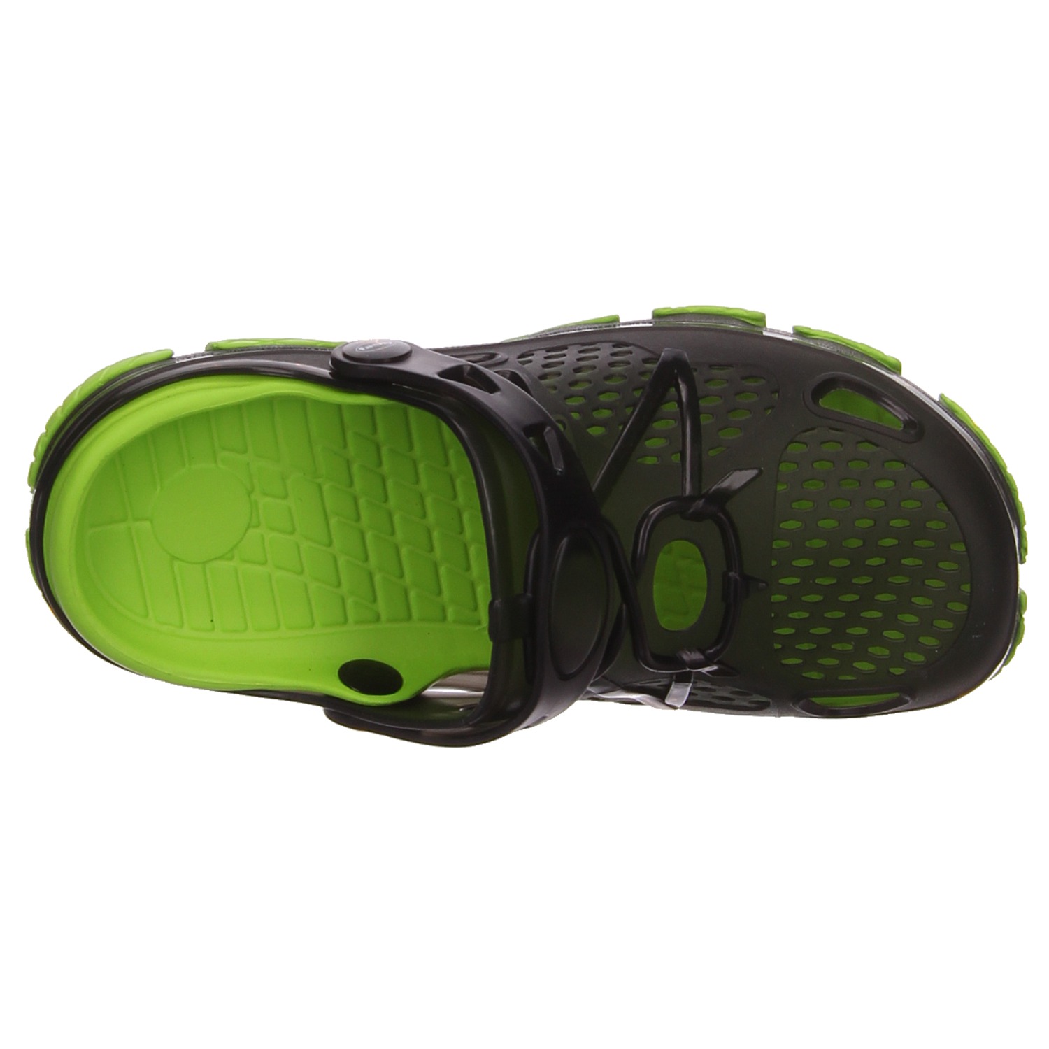 Fashy Clogs schwarz/grün schwarz