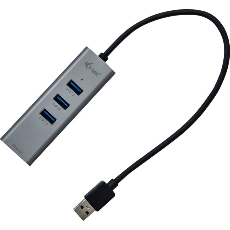 i-tec Metal USB 3.0 HUB 3 Port + Gigabit Ethernet Adapter