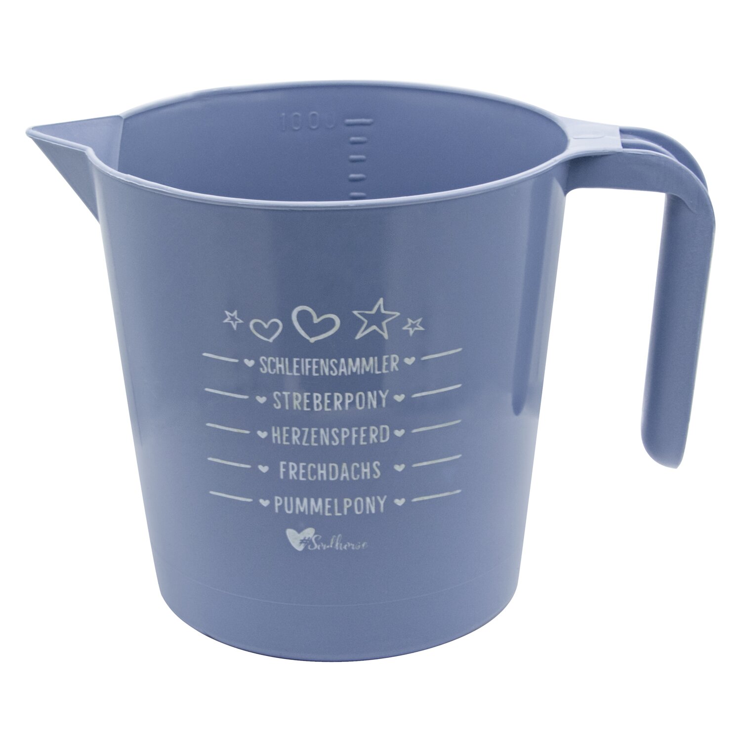 Soulhorse Messbecher 1 L  - taubenblau - 1L