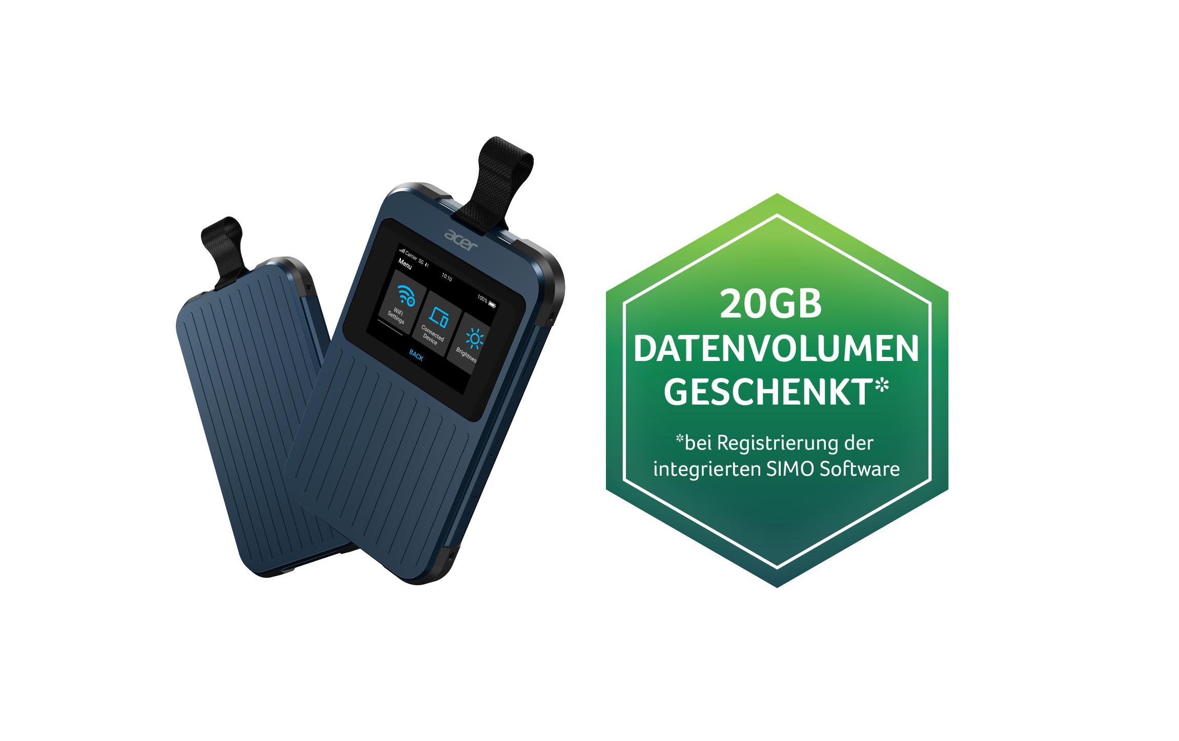 5G Hotspot Connect Enduro M3 inkl. 20 GB Datenpaket<br>M3 Enduro Hotspot
