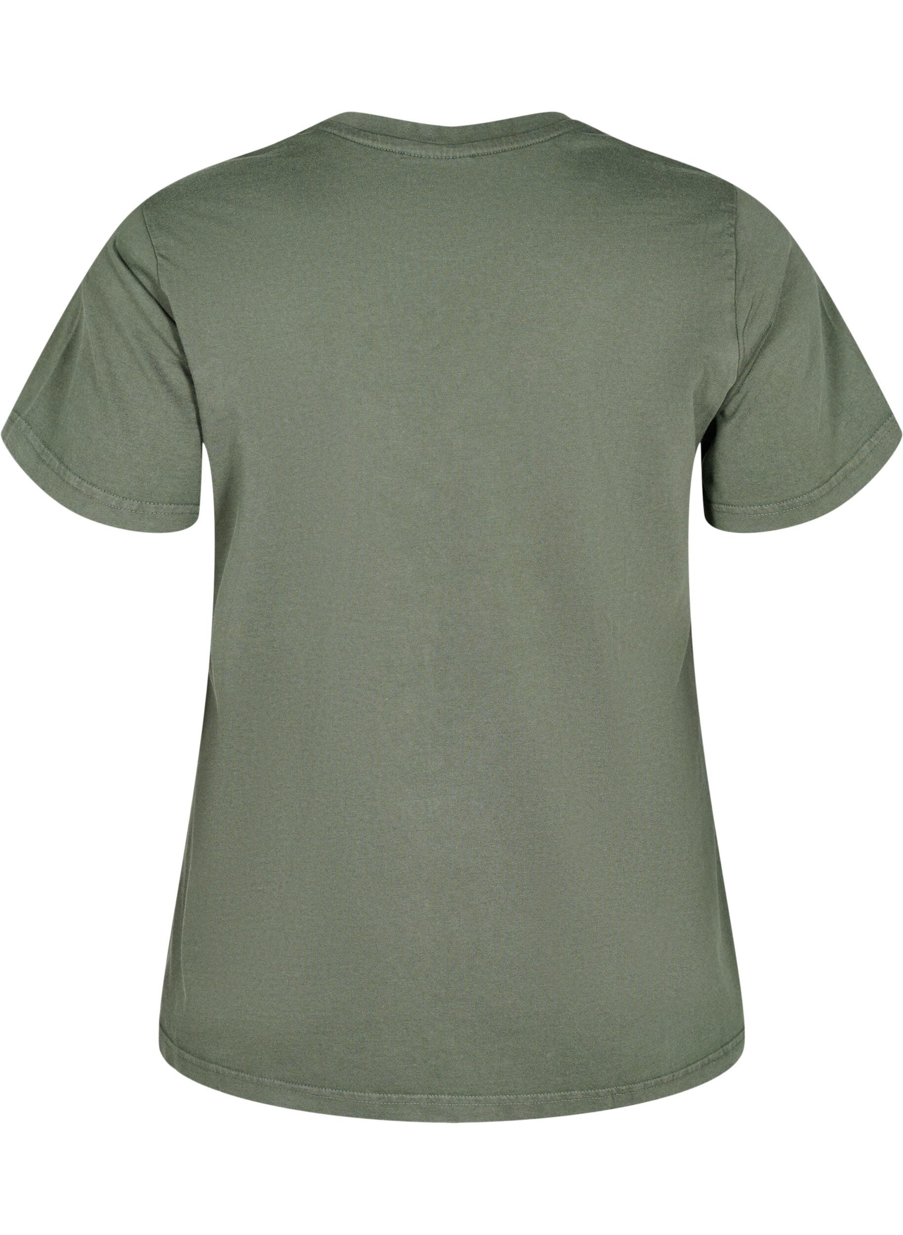 T-shirt i økologisk bomuld med print