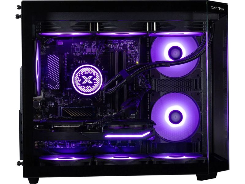 Captiva Gaming PC Highend Gaming R90-031 Gaming PC mit RTX 5070 Grafikkarte und AMD R7 Prozessor