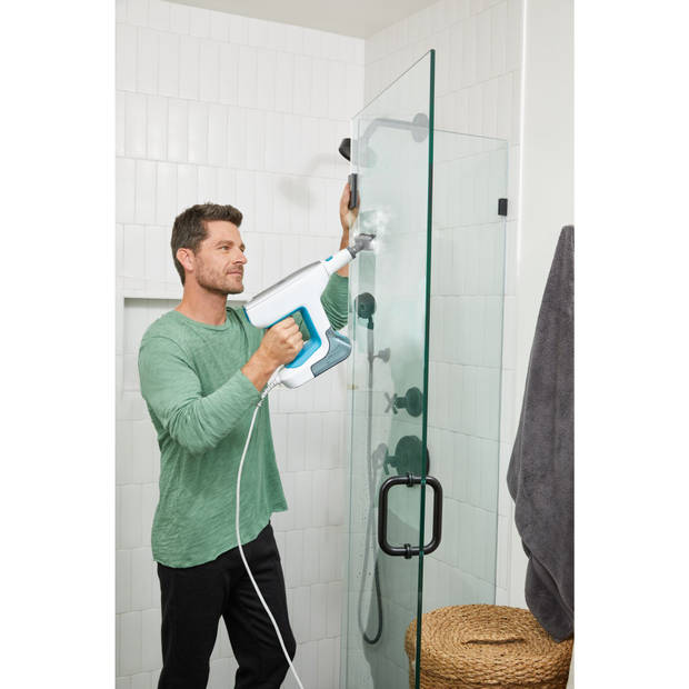 Black & Decker BHSM15FX08-QS Steam-mop met 8 accessoires en extensiekit - 1500W