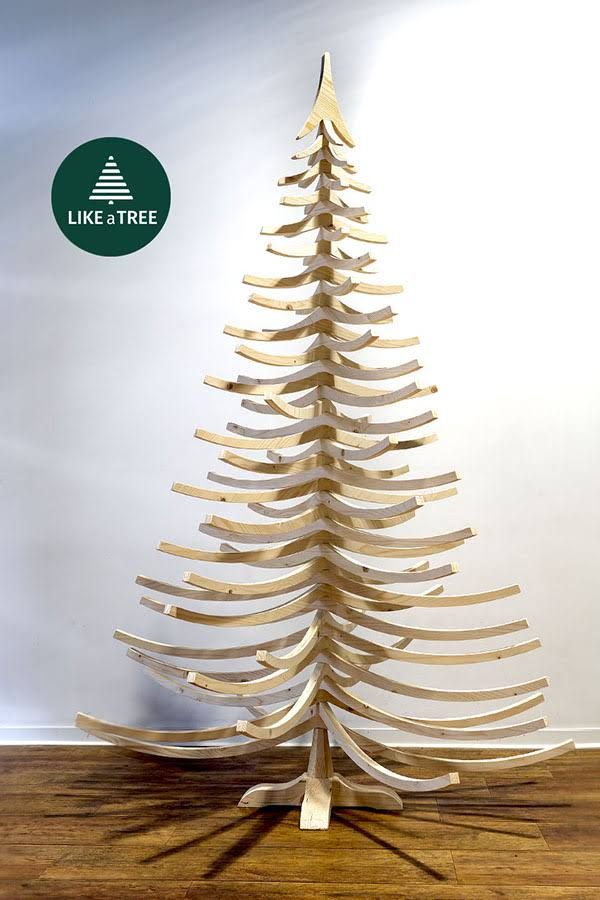 Holz Weihnachtsbaum - Swing Like a Tree, XL