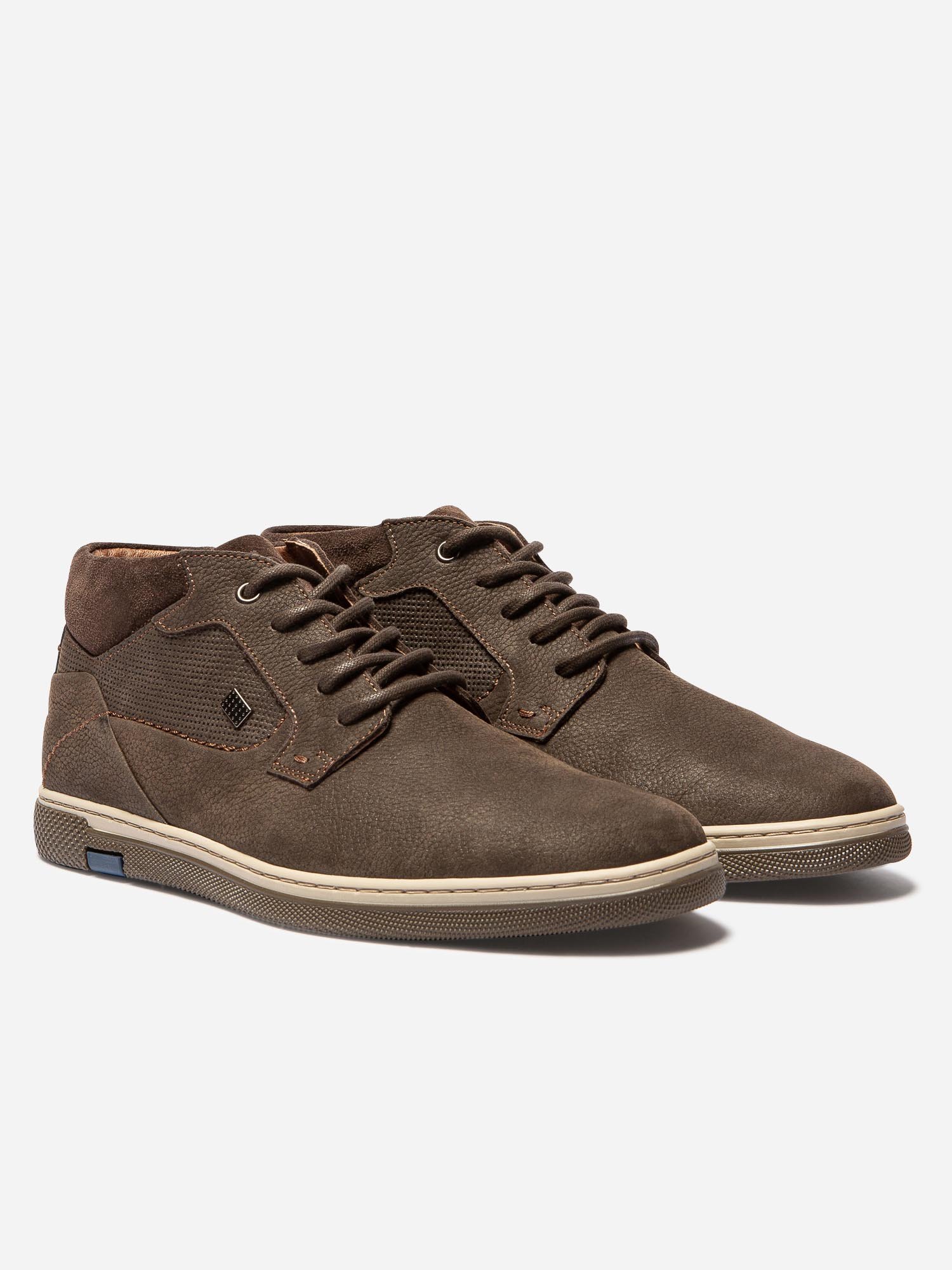 Bottillons Homme Confort Cuir Marron