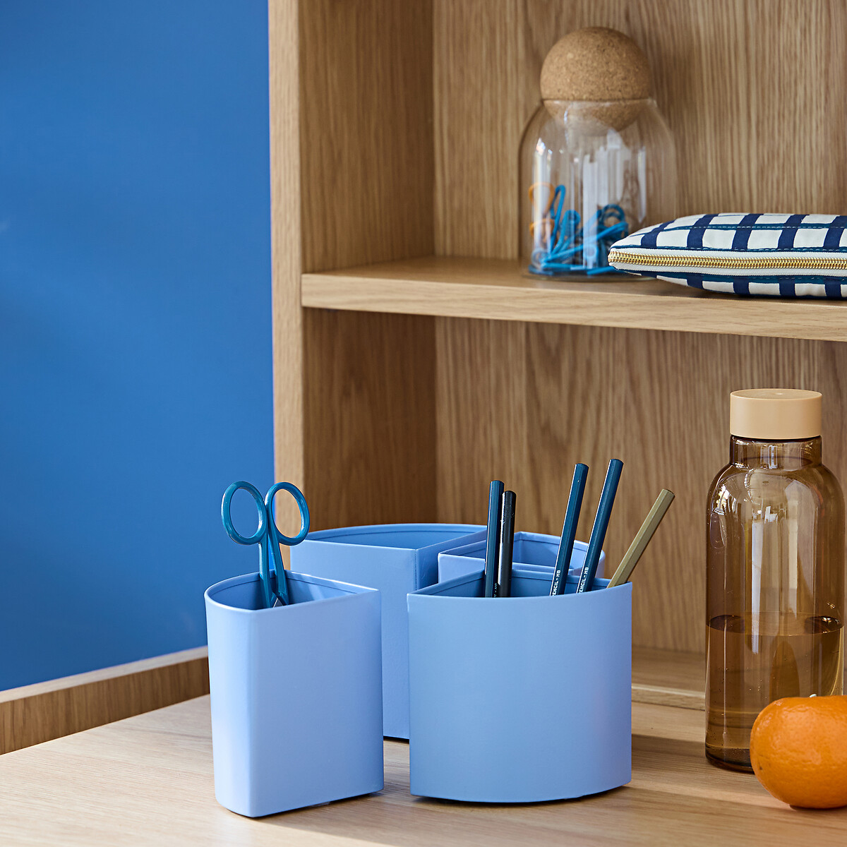 LA REDOUTE INTERIEURS<br>Conjunto de 4 porta-lápis de metal, Kelcie