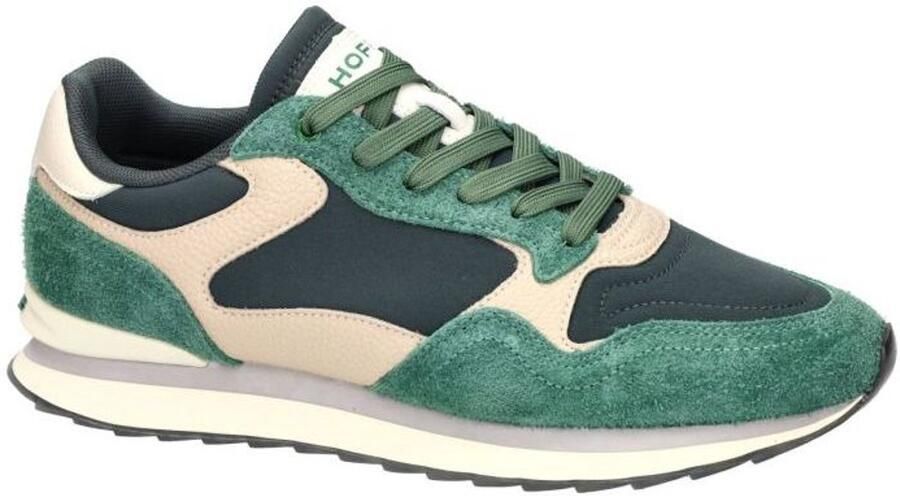 HOFF City suède sneakers groen beige