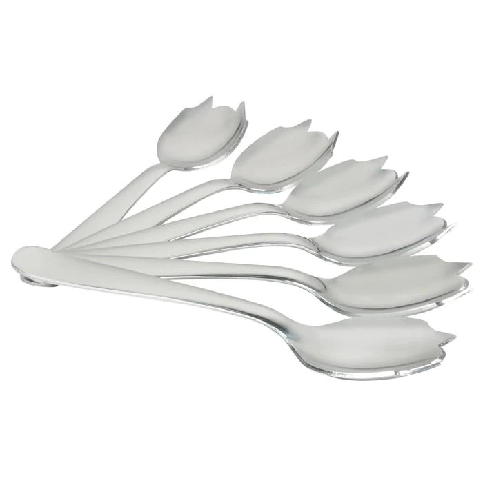 6 cuillères à huîtres en inox Chevalier diffusion