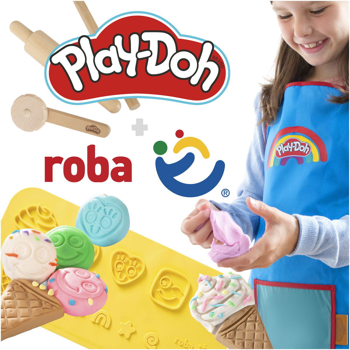 robaroba   x Play Doh Schulpult mit Zubehör