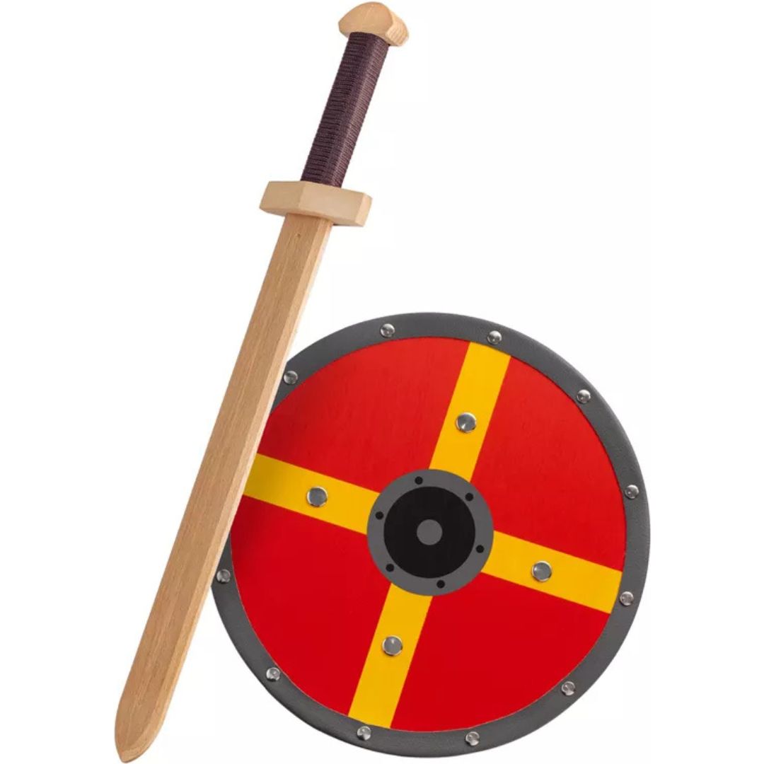 Woodsy zwaard met schild - 44,5 cm