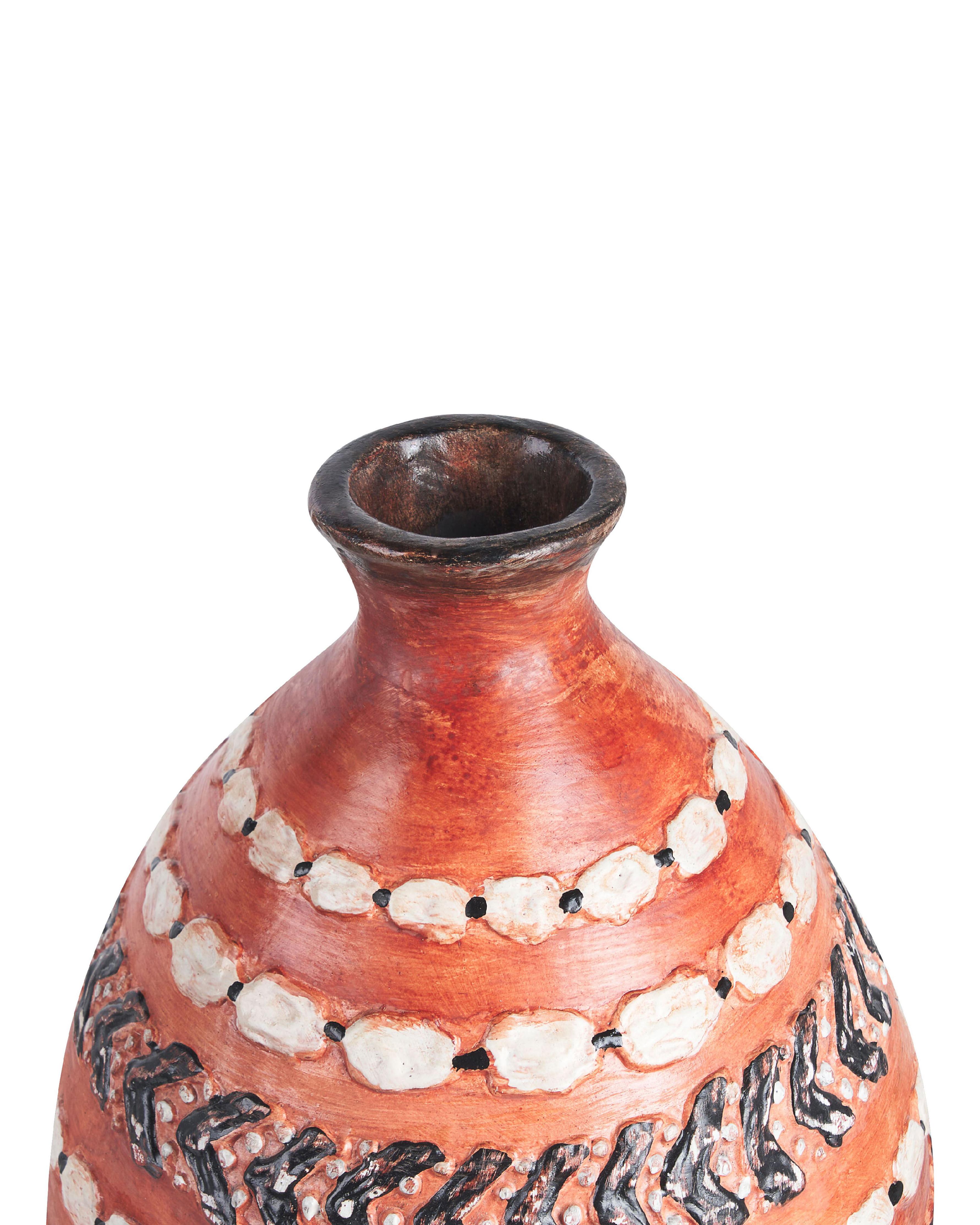 Decoratieve vaas KUMU Keramiek 36 cm Bruin