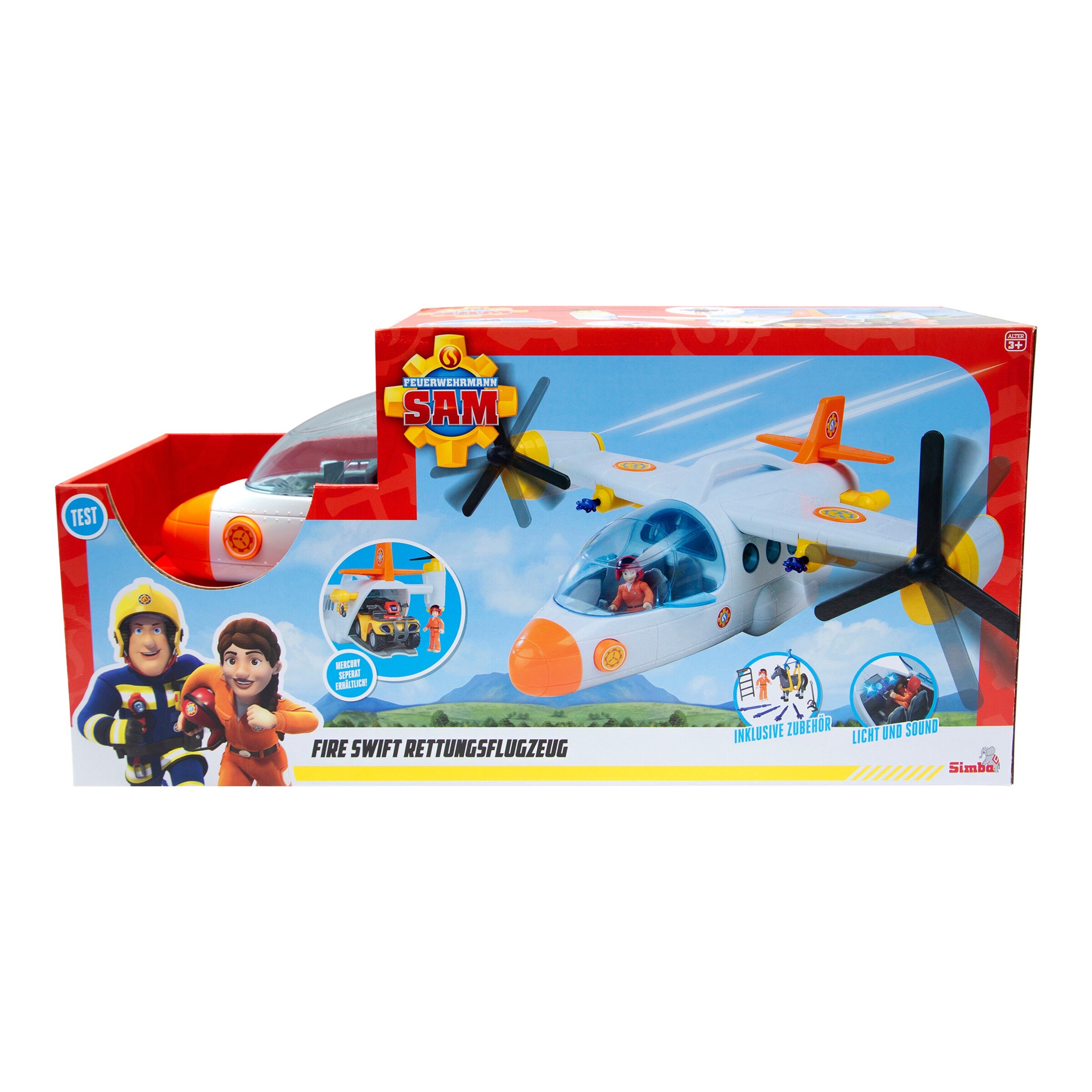 Simba Rettungsflugzeug Sam Fire Swift