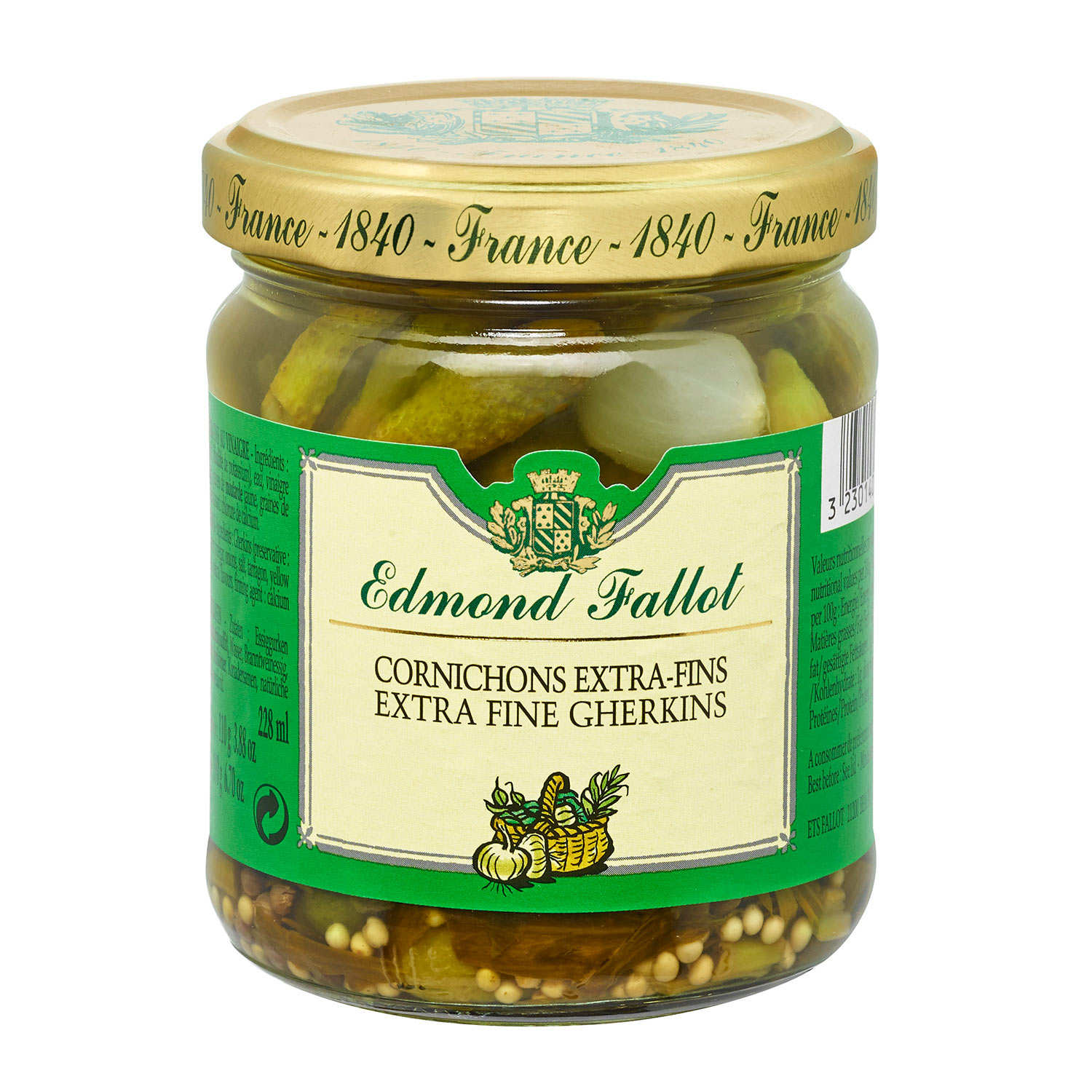 Cornichons extra-fins façon Bourguignonne