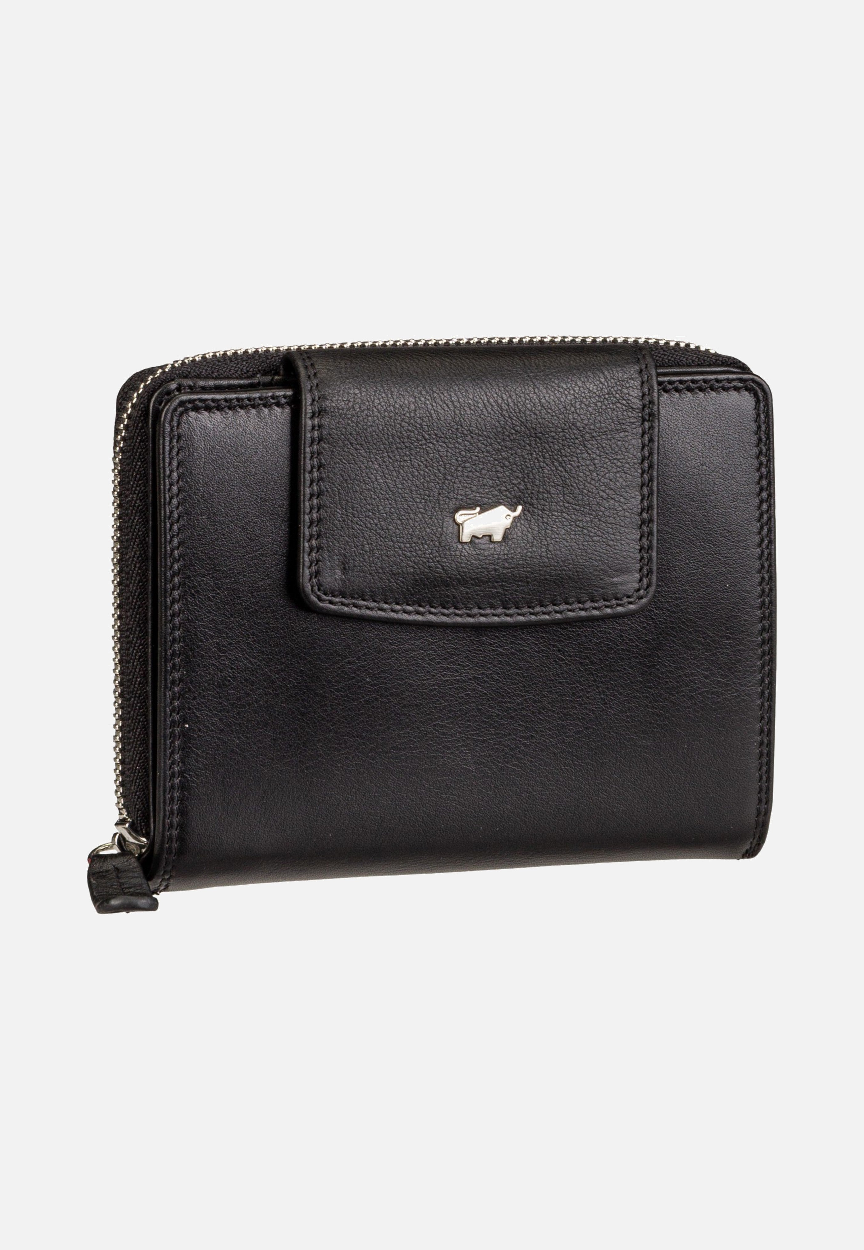Golf RFID Zip-Wallet M 12Cs Black - Portemonnaie
