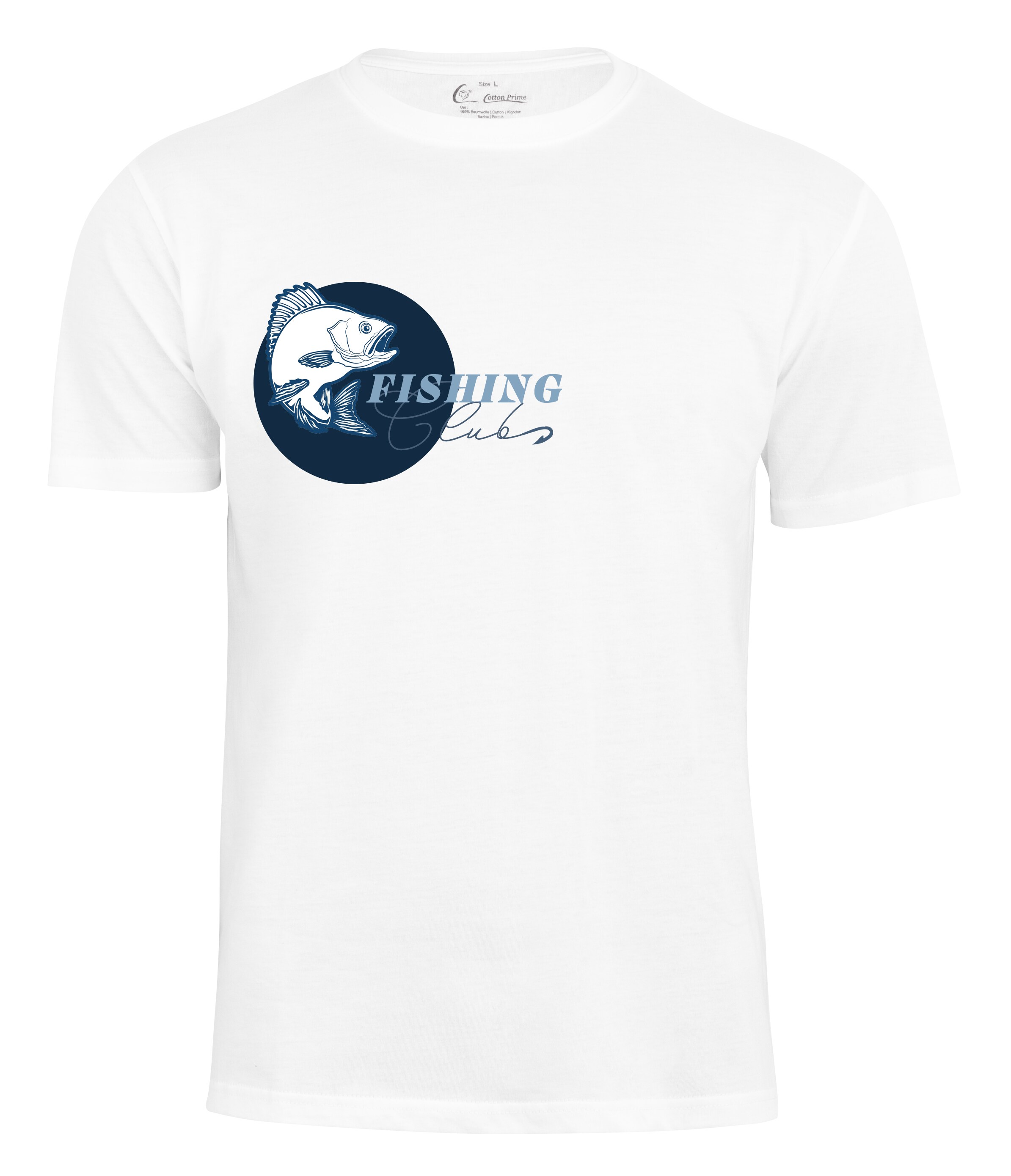 Cotton Prime® T-Shirt Fishing Club - Angler-Shirt