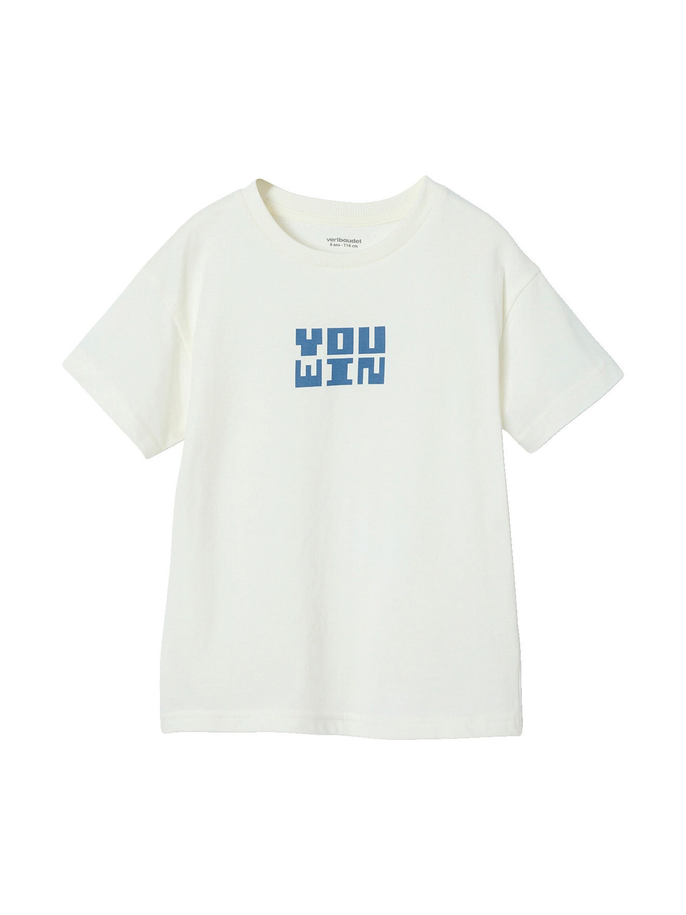 Vertbaudet 2er-Pack Jungen Sommer-Schlafanzüge mit Gamer-Print weiß