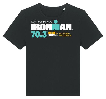 T-Shirt Manches Courtes Ironman 70.3 Mallorca Noir Femme