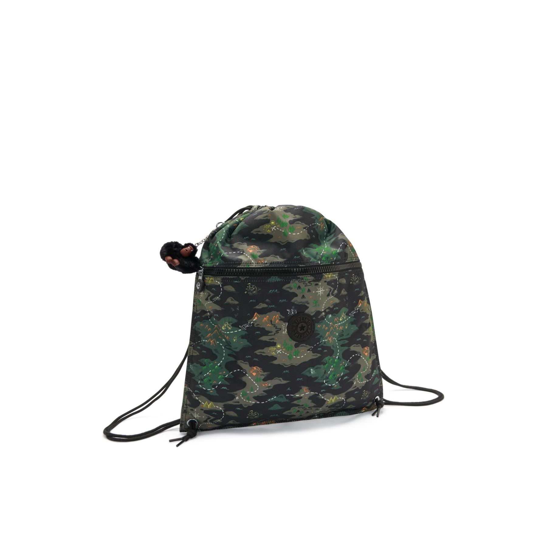 SUPERTABOO Sac moyen avec cordon de serrage - Camo Treasure