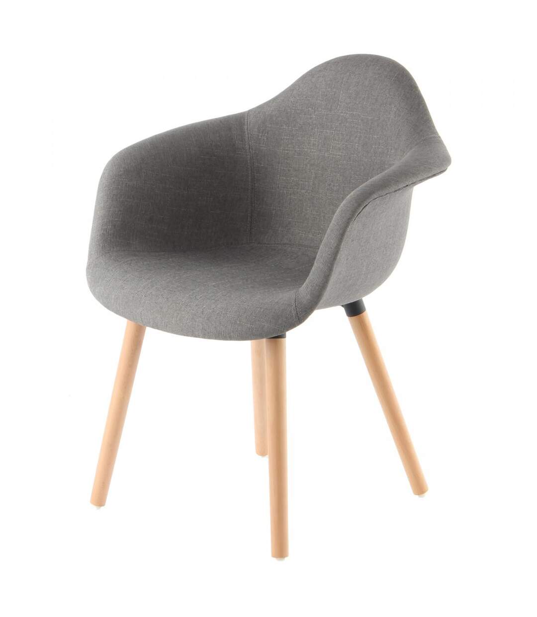 Lot de 2 fauteuils ABI en polyester doux et soyeux fait main