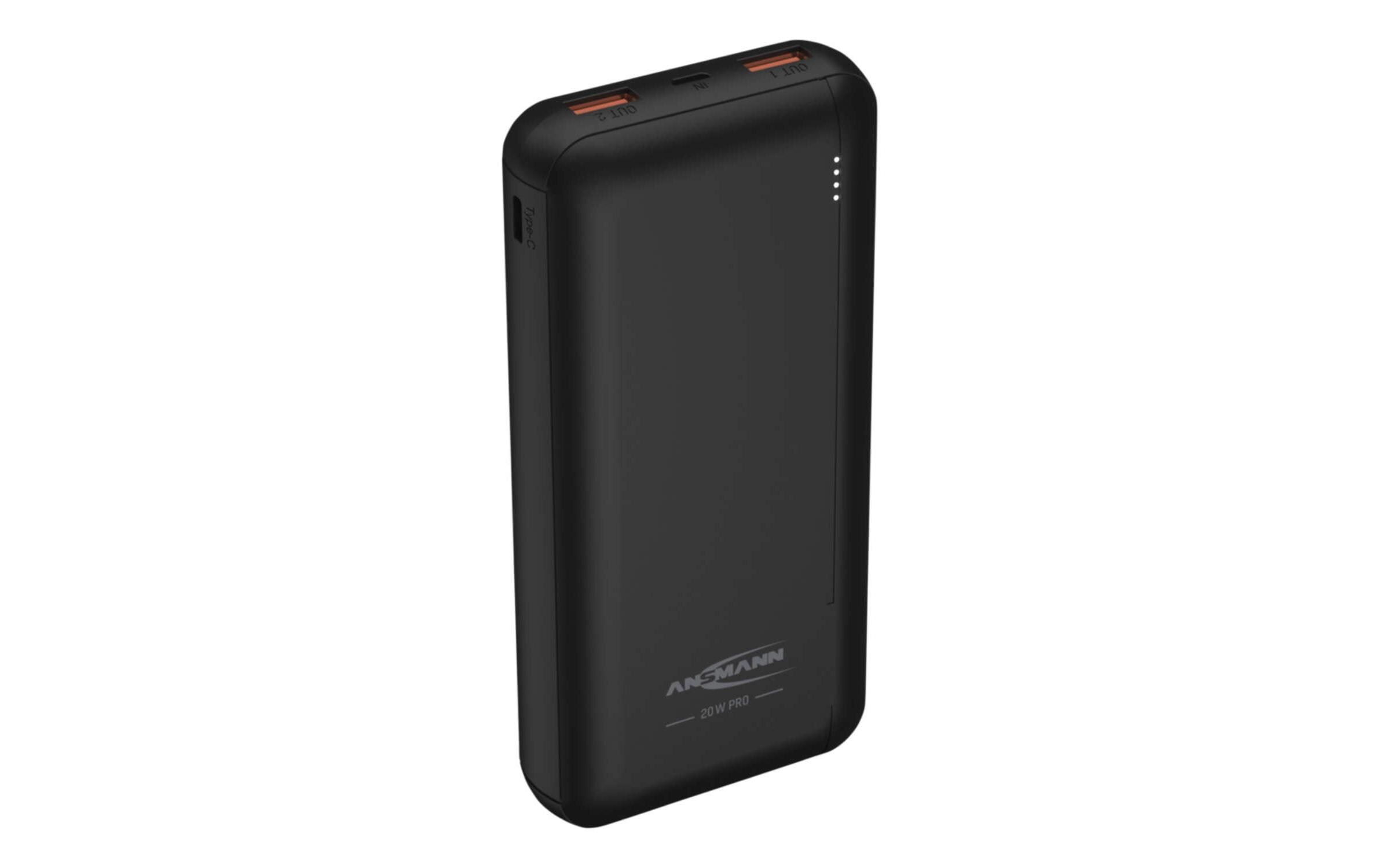 Powerbank PB320PD, 20000 mAhMobiler, schnellladefähiger Zusatzakku mit drei USB-Ladebuchsen