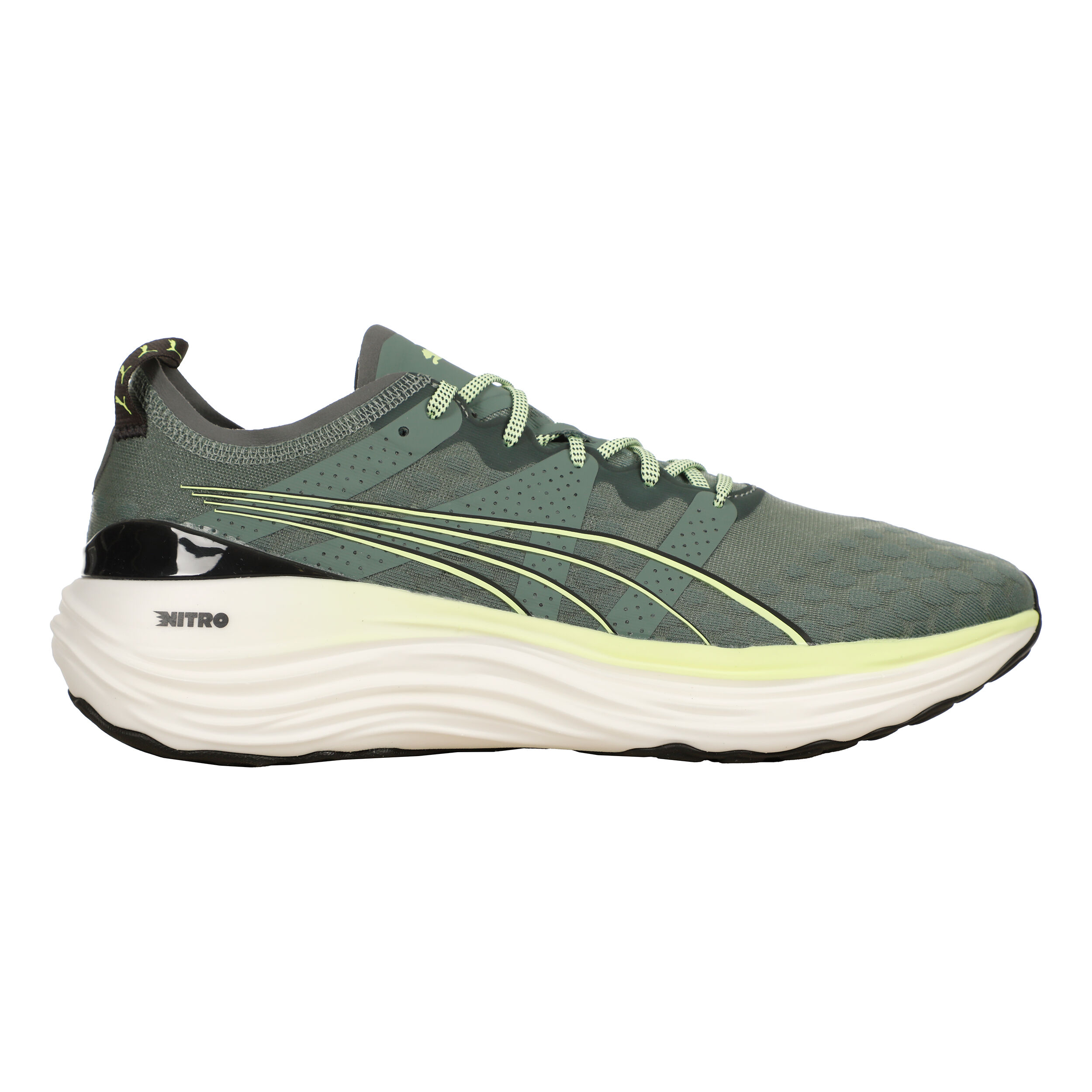 Puma ForeverRun Nitro Chaussure De Running Avec Stabilisateurs Hommes - Vert