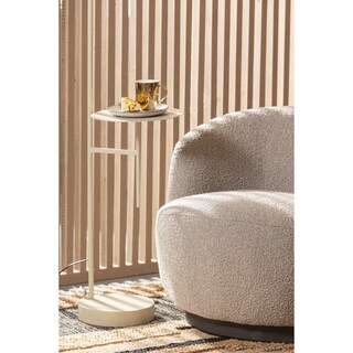 Loungesessel WOOLLY Bouclé naturel