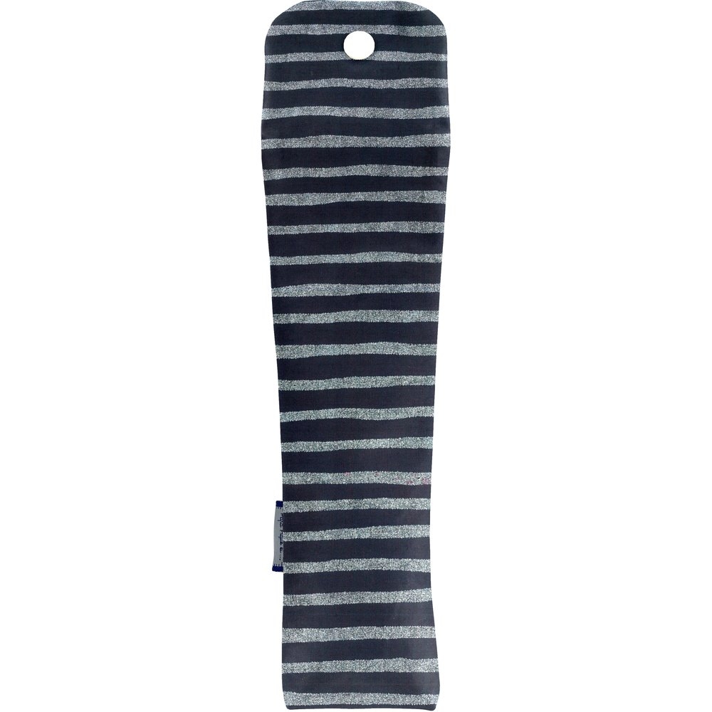 Pochette Brosse À Dents Rayé Argent Marine