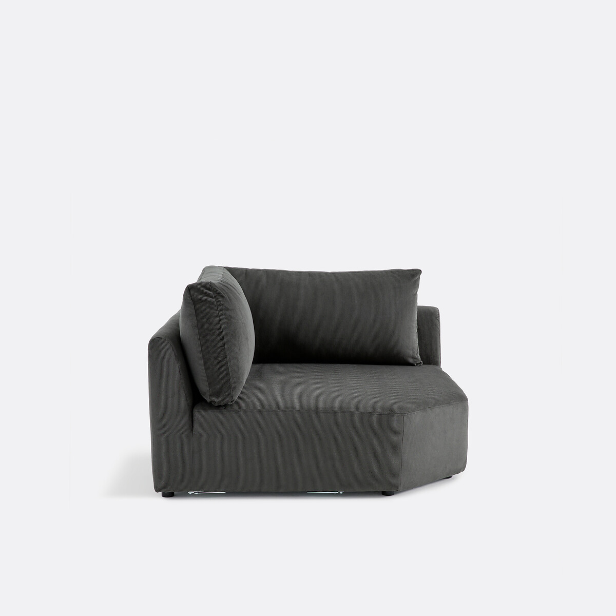 LA REDOUTE INTERIEURS<br>Elemento de canto reversível, veludo cotelê, Monica