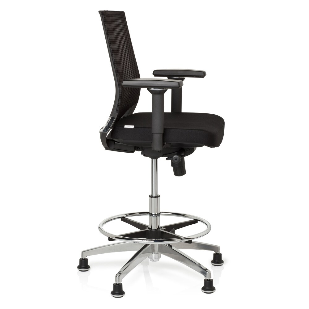 Counterstuhl TOP WORK 77 Stoff mit Armlehnen (höhenverstellbar) hjh OFFICE